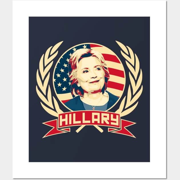 Hillary Clinton Wall Art by Nerd_art